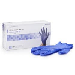 Exam Glove McKesson Confiderm® 3.0 X-Large 230 per Box NonSterile Nitrile Standard Cuff Length Textured Fingertips Blue Chemo Tested / Fentanyl Tested