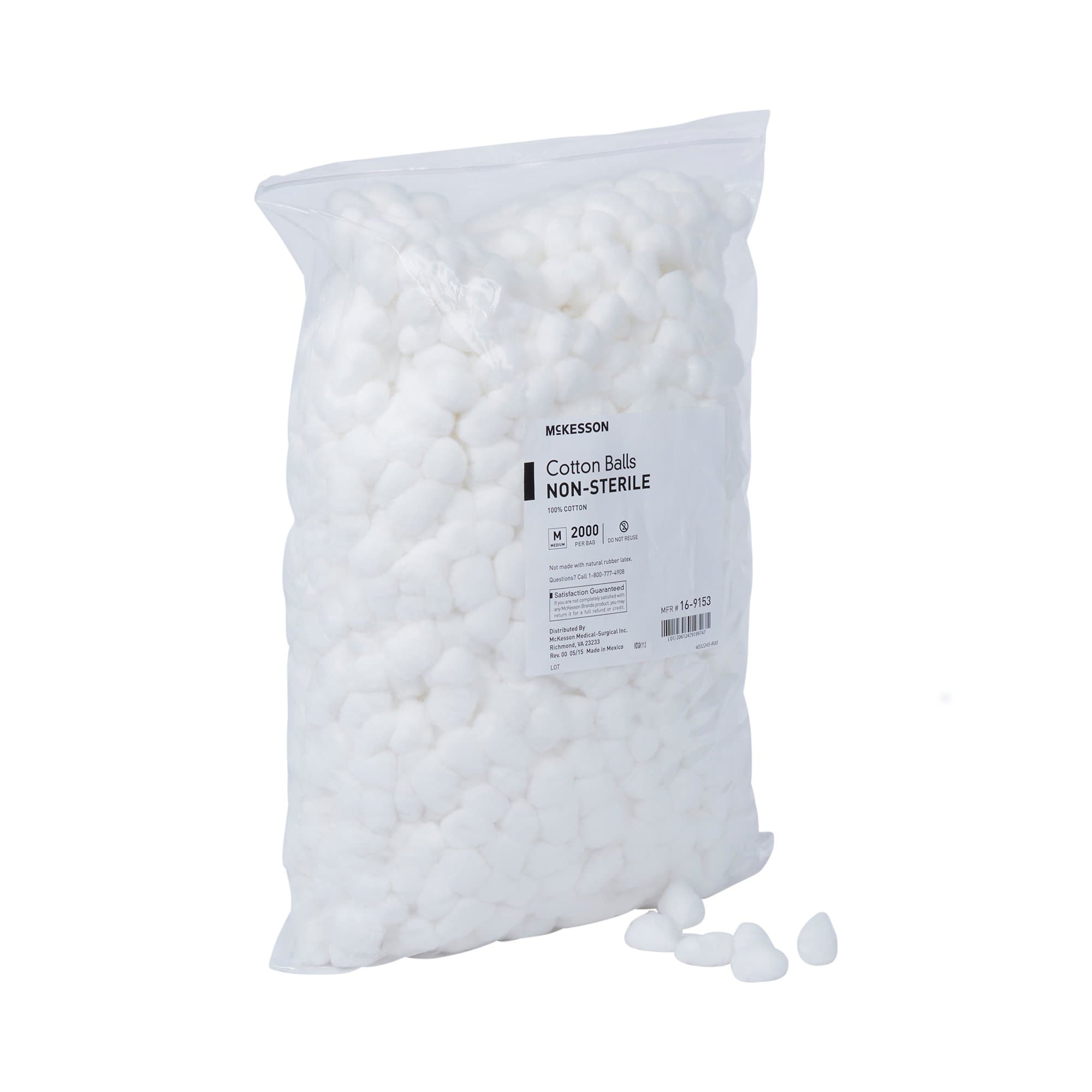 Cotton Ball McKesson Medium NonSterile — Medium