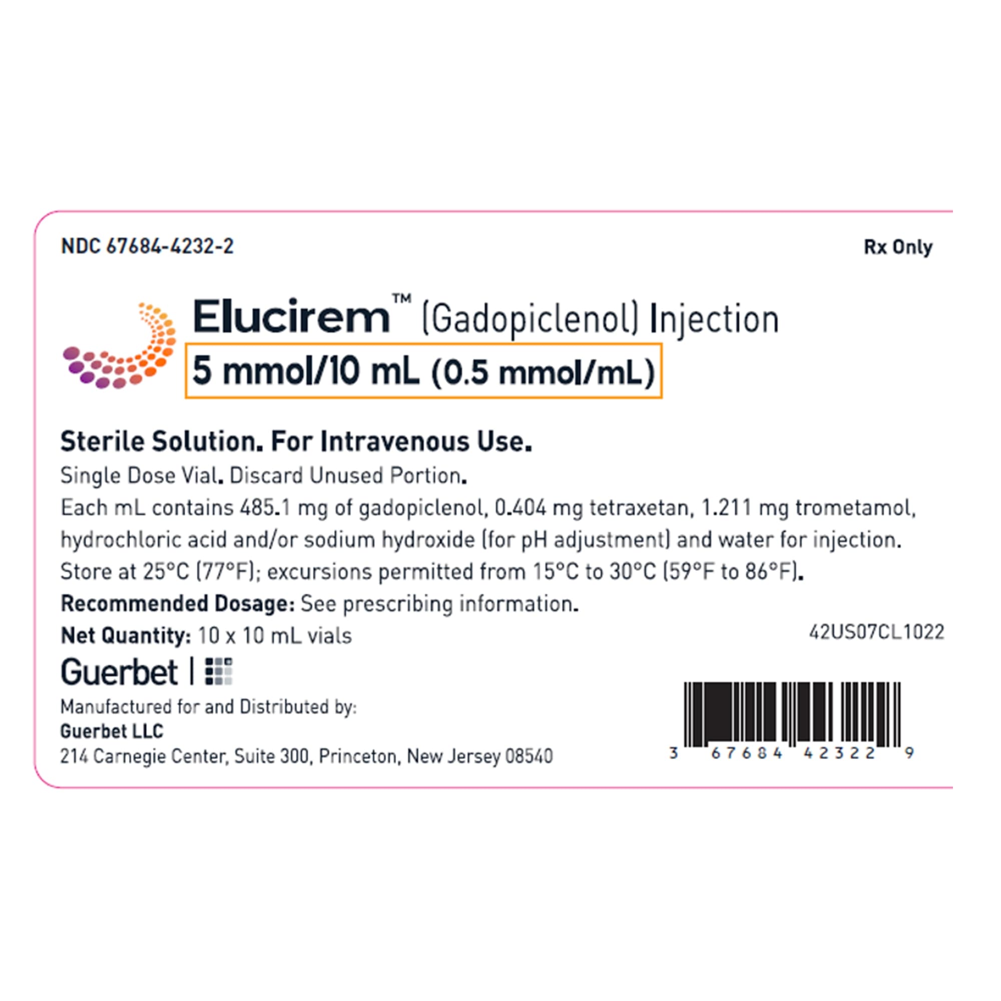 Elucirem™ Gadopiclenol 0.5 mmol / mL Injection 10 mL